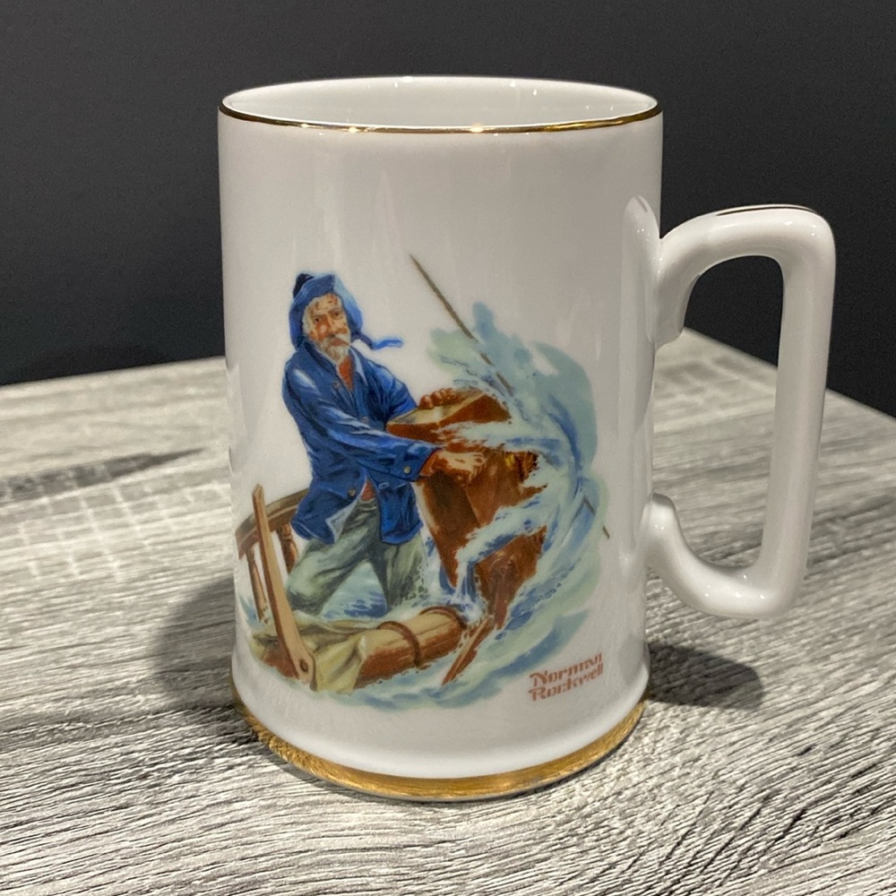 Norman Rockwell | Braving the Storm - Collector’s Mug